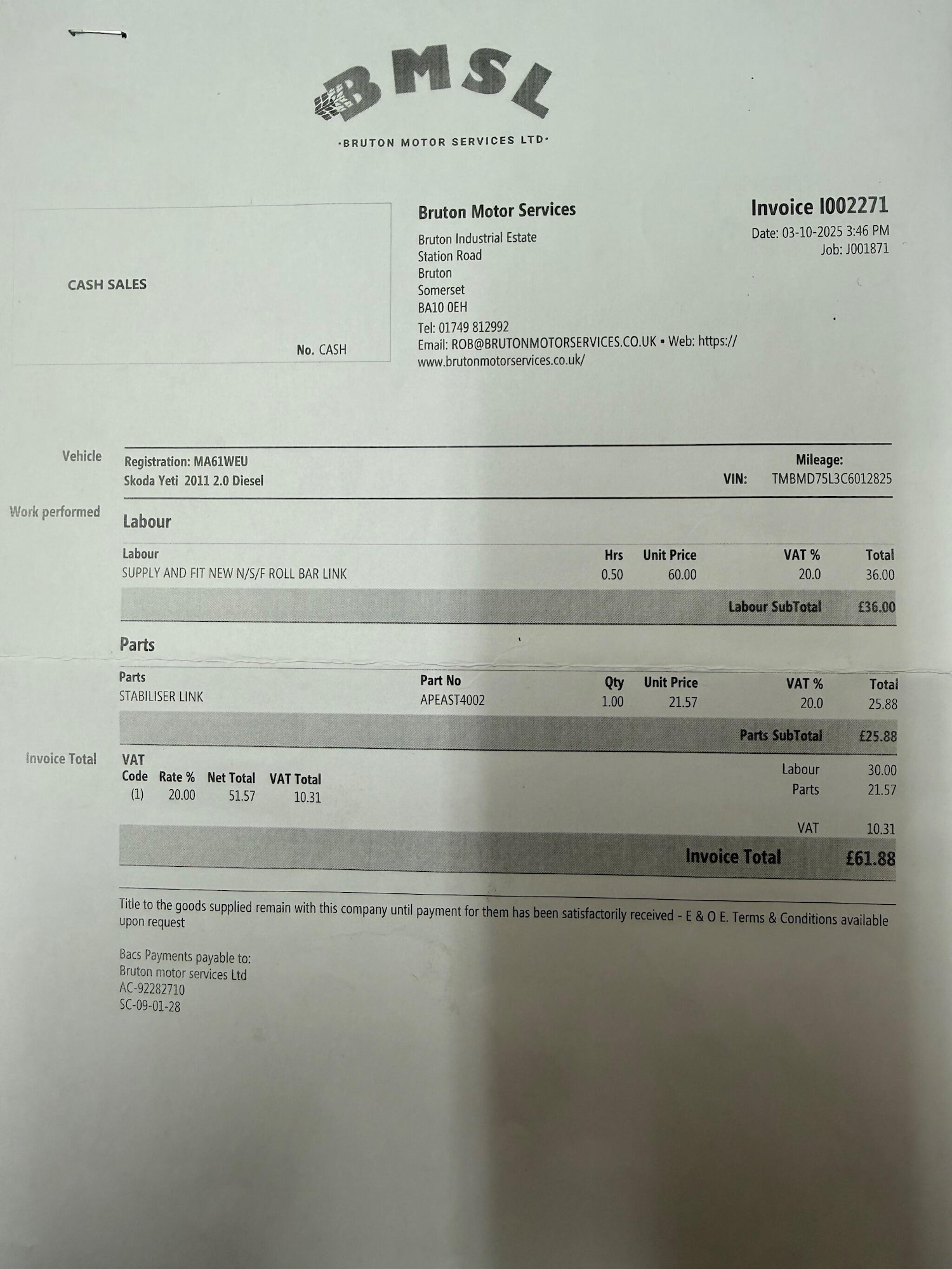 Used Skoda Yeti 2011 for sale - 76592684: Photo 47