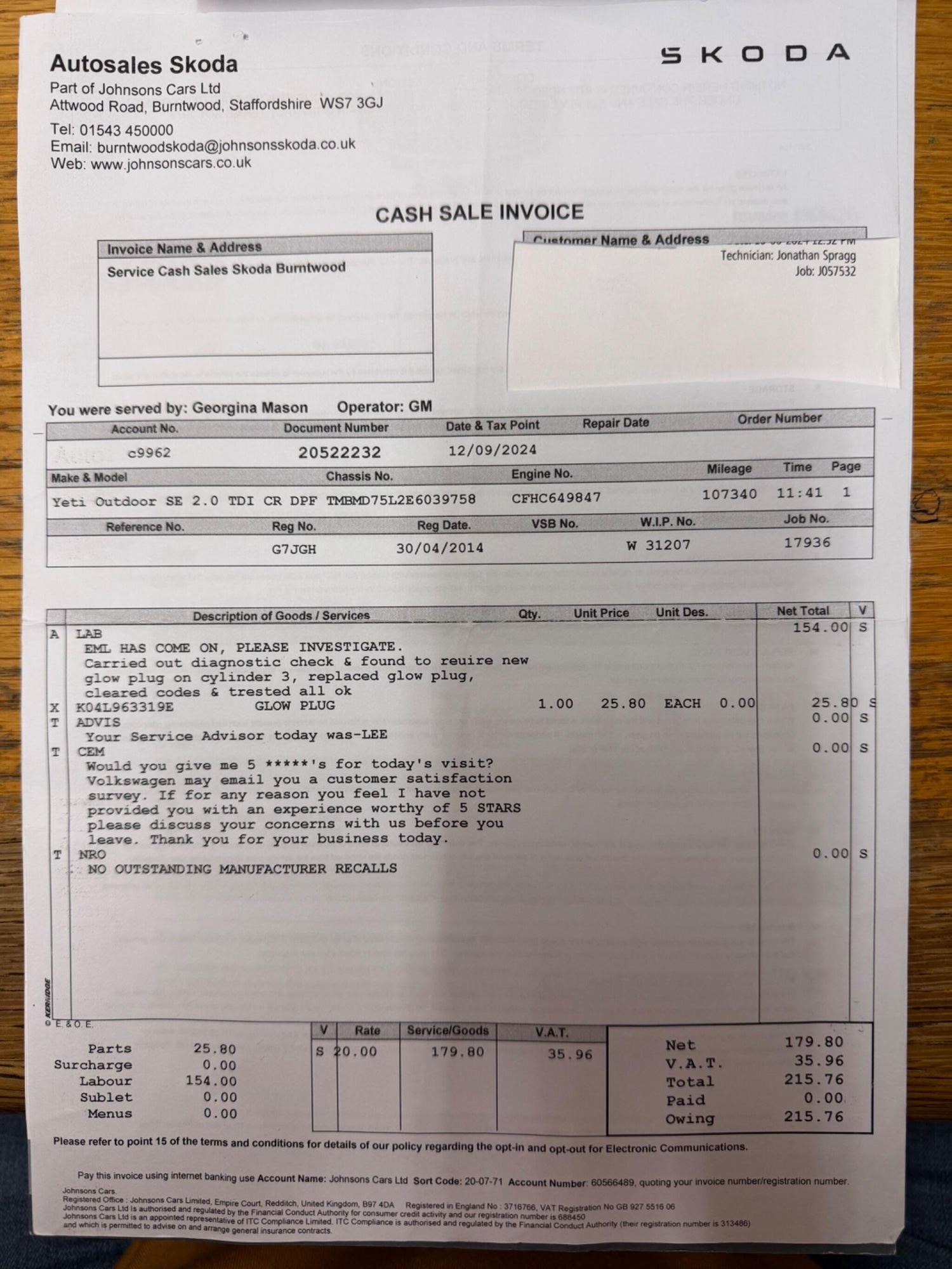Used Skoda Yeti for sale - 77587297: Photo 36