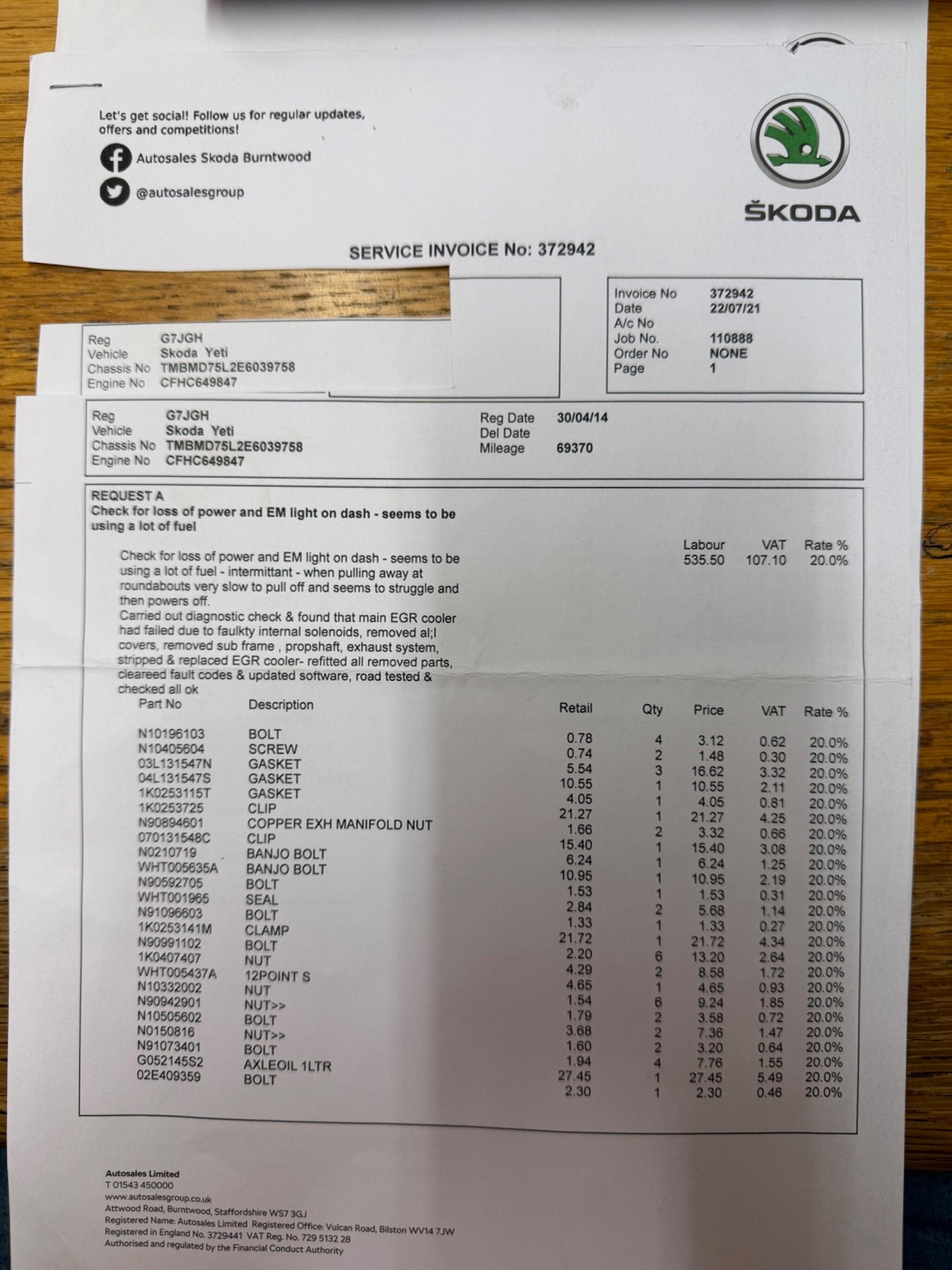 Used Skoda Yeti for sale - 77587297: Photo 38