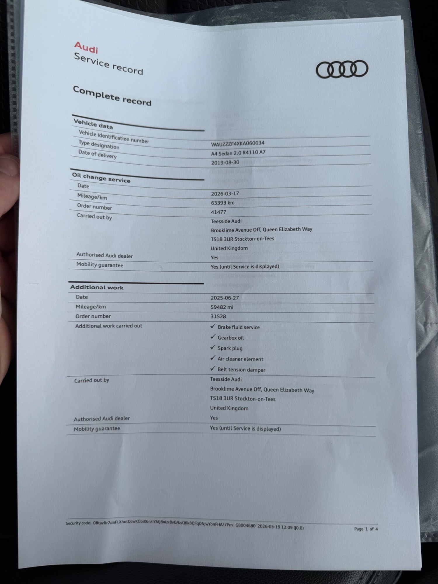 Used Audi A4 2019 for sale - 77993674: Photo 14