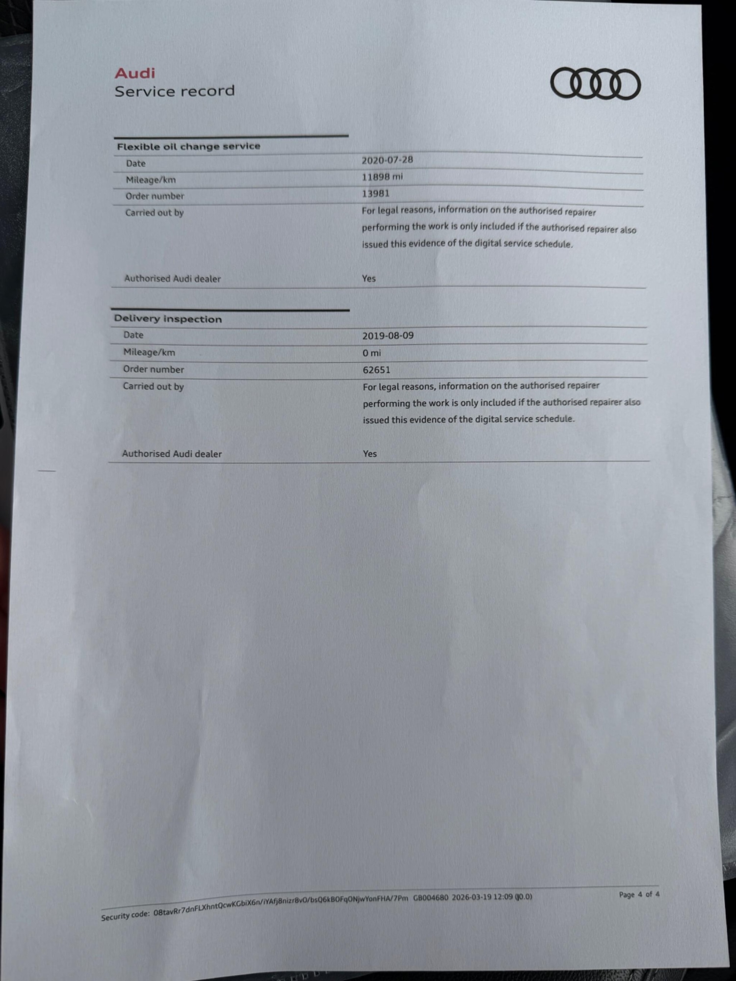 Used Audi A4 2019 for sale - 77993674: Photo 17