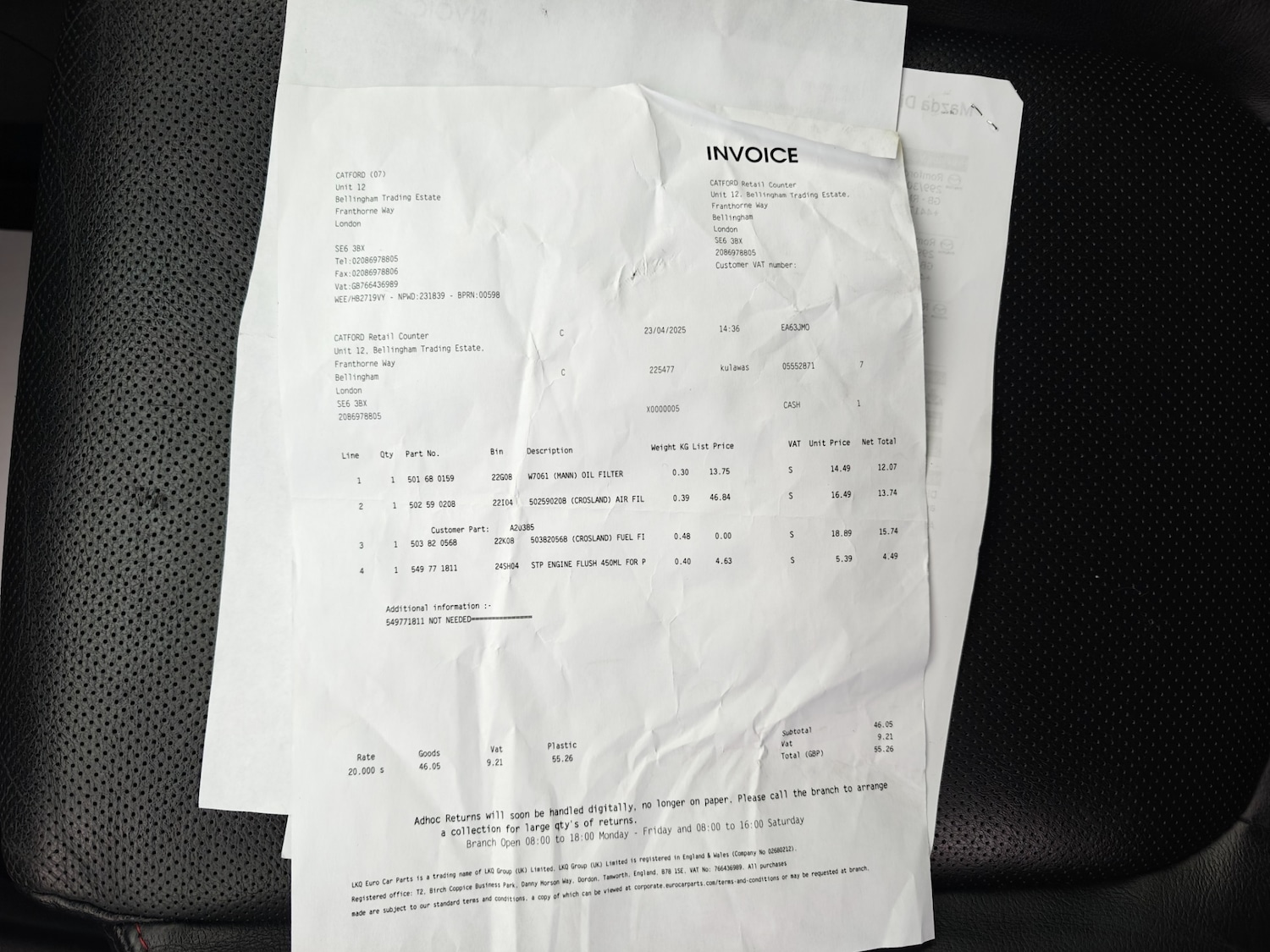 Vehicle 18