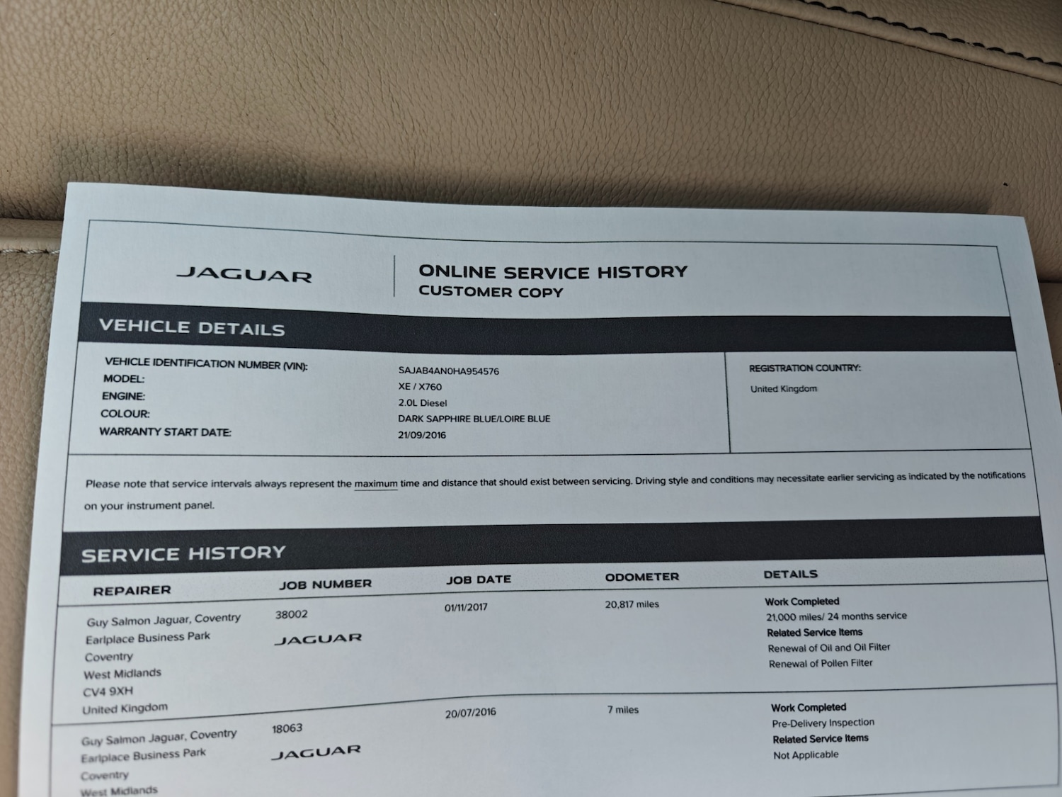 Used Jaguar XE 2016 for sale - 76583442: Photo 17