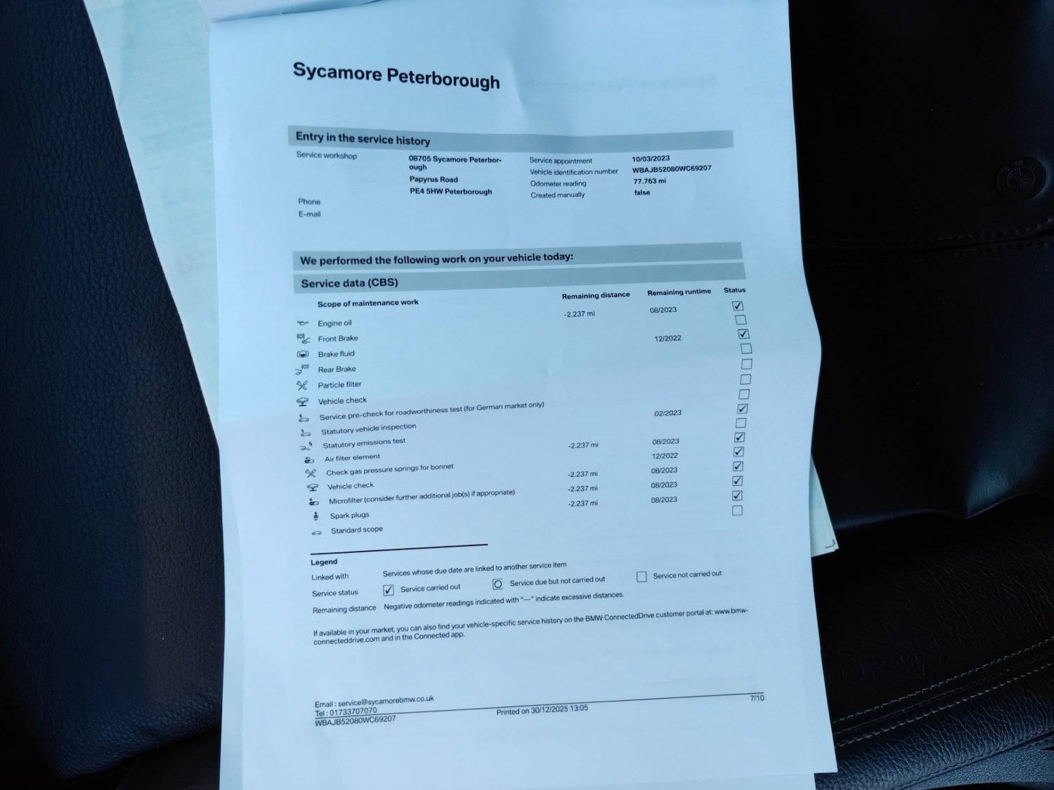 Used BMW 5 Series 2017 for sale - 77631008: Photo 27