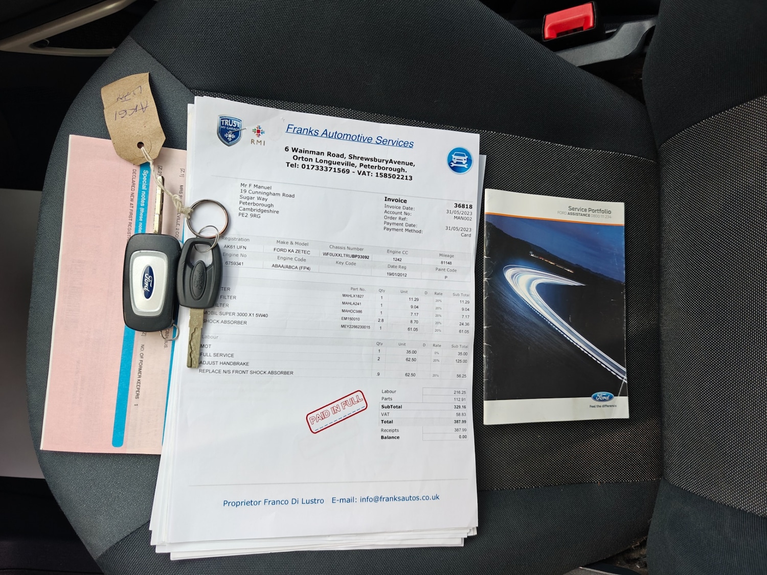 Used Ford Ka 2012 for sale - 76649053: Photo 13