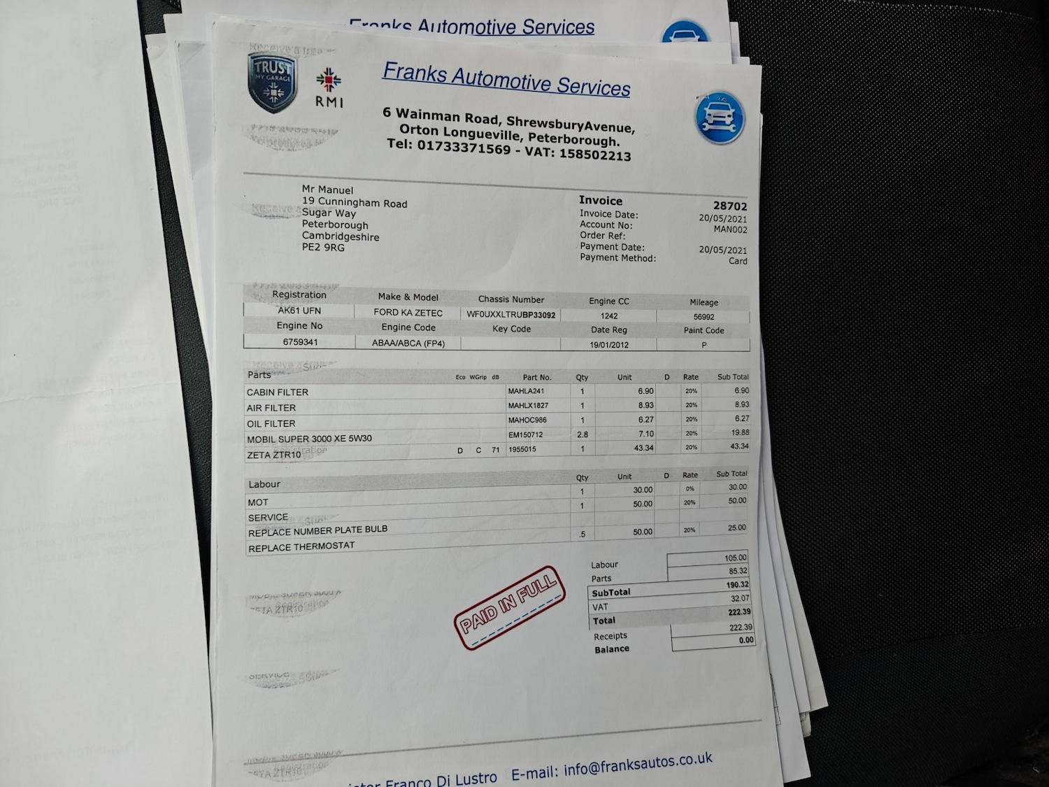 Used Ford Ka 2012 for sale - 76649053: Photo 20