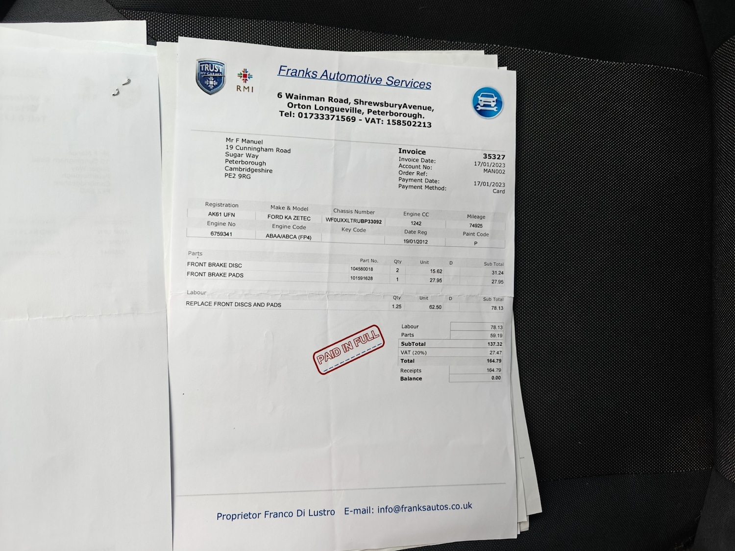 Used Ford Ka 2012 for sale - 76649053: Photo 28