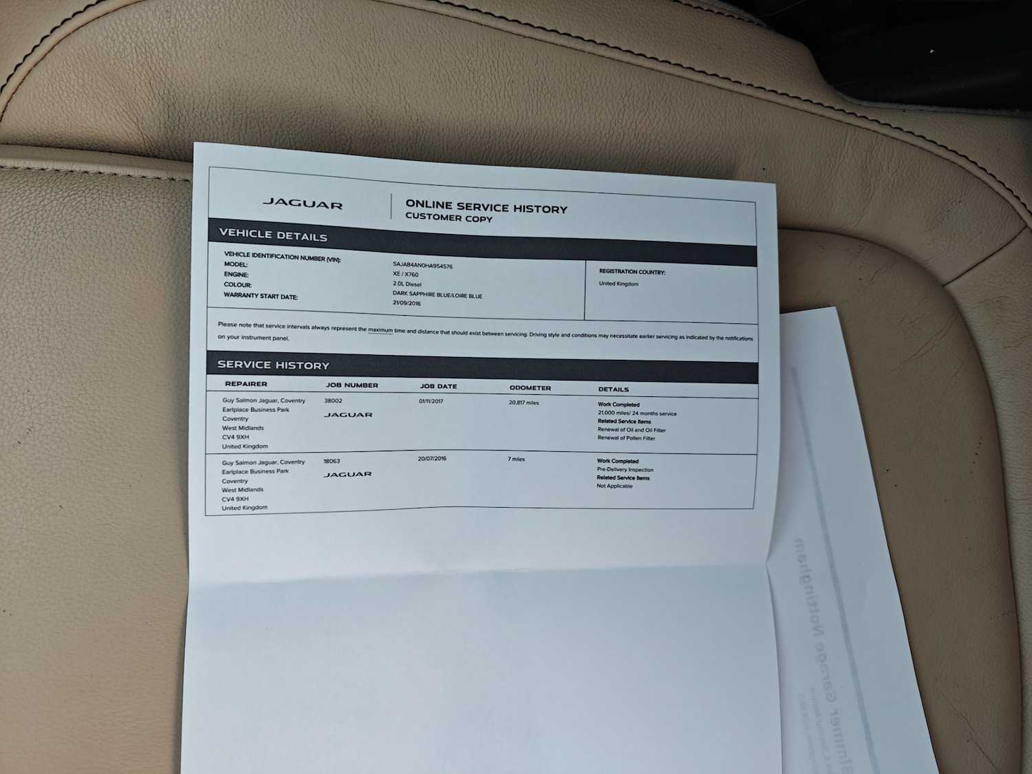 Used Jaguar XE 2016 for sale - 77630750: Photo 15