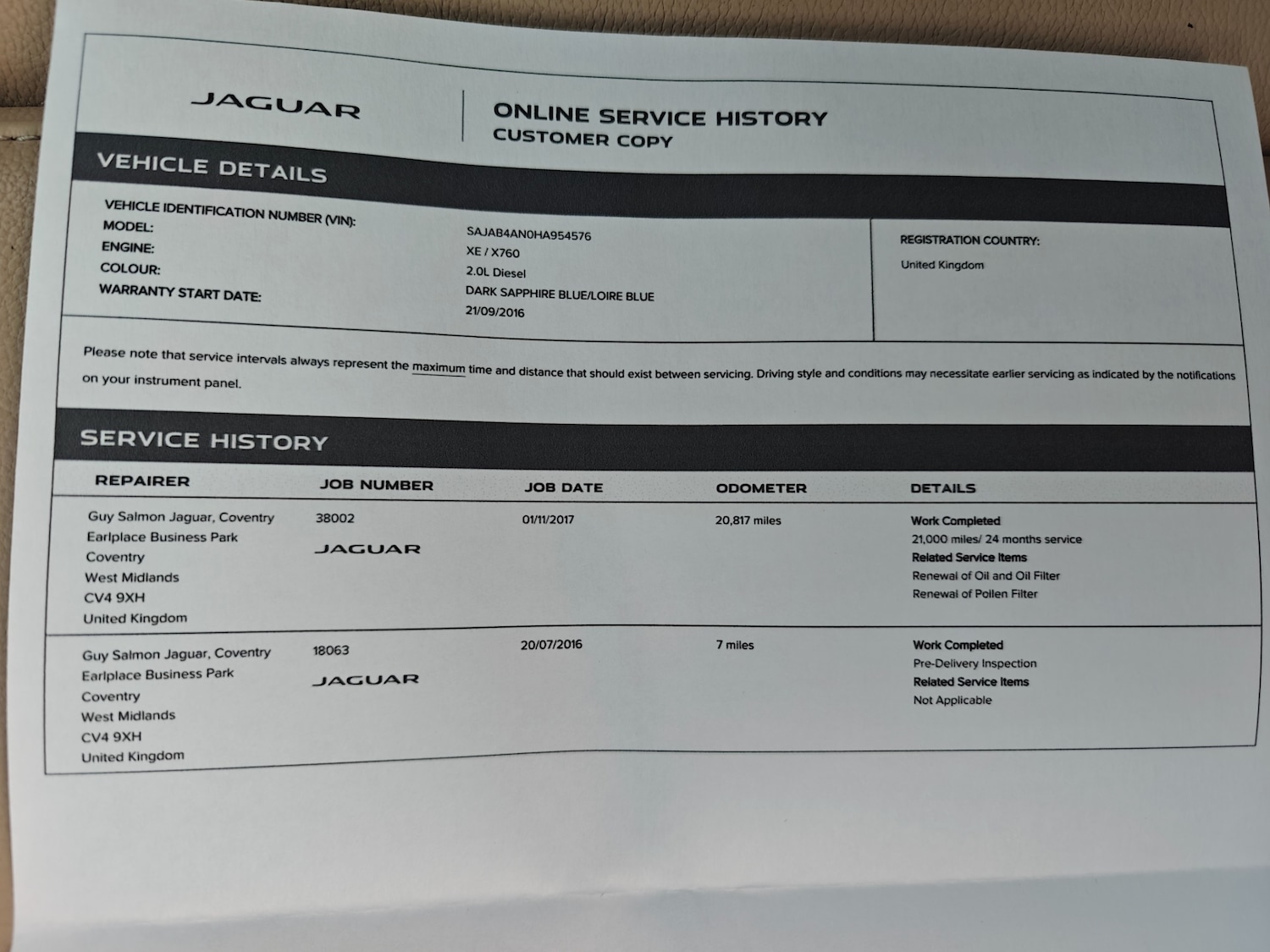 Used Jaguar XE 2016 for sale - 77630750: Photo 17