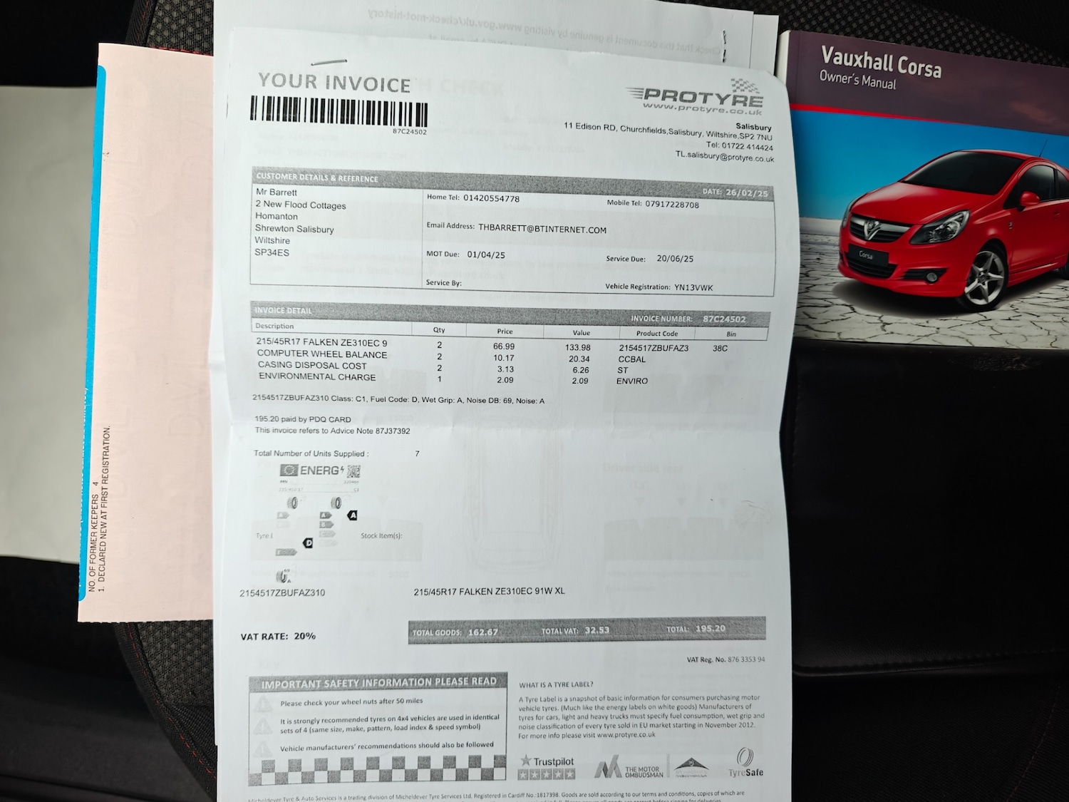 Used Vauxhall Corsa 2013 for sale - 76971587: Photo 14