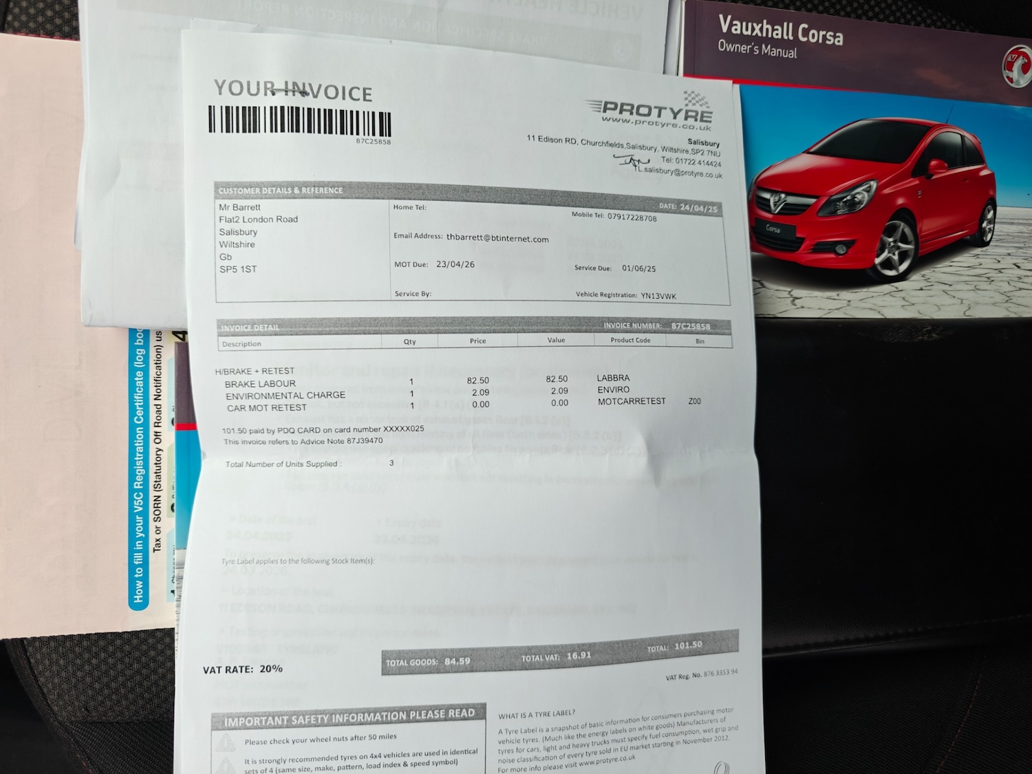 Used Vauxhall Corsa 2013 for sale - 76971587: Photo 15