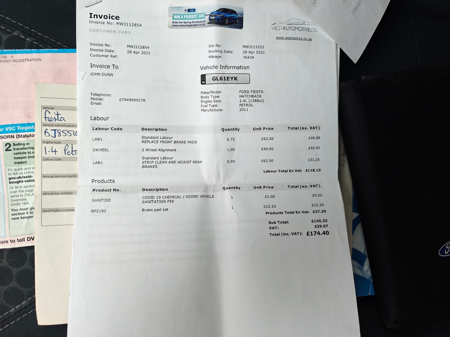 Used Ford Fiesta 2011 for sale - 76848568: Photo 21