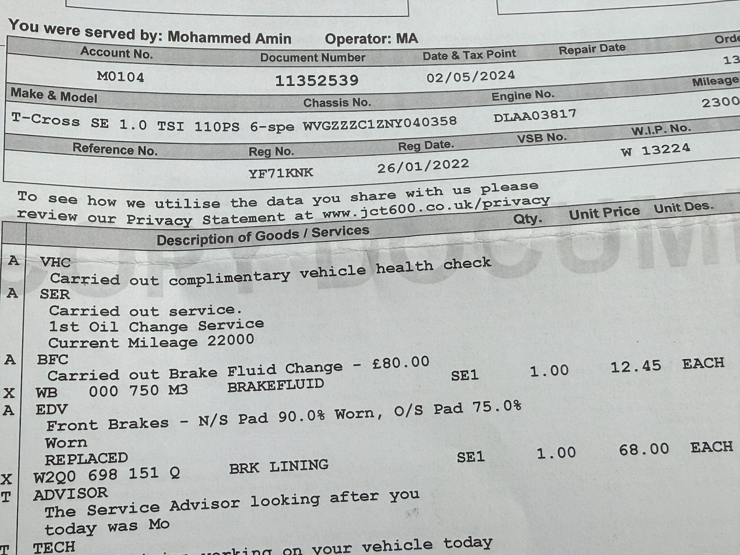 Used Volkswagen T-Cross for sale - 77315164: Photo 23