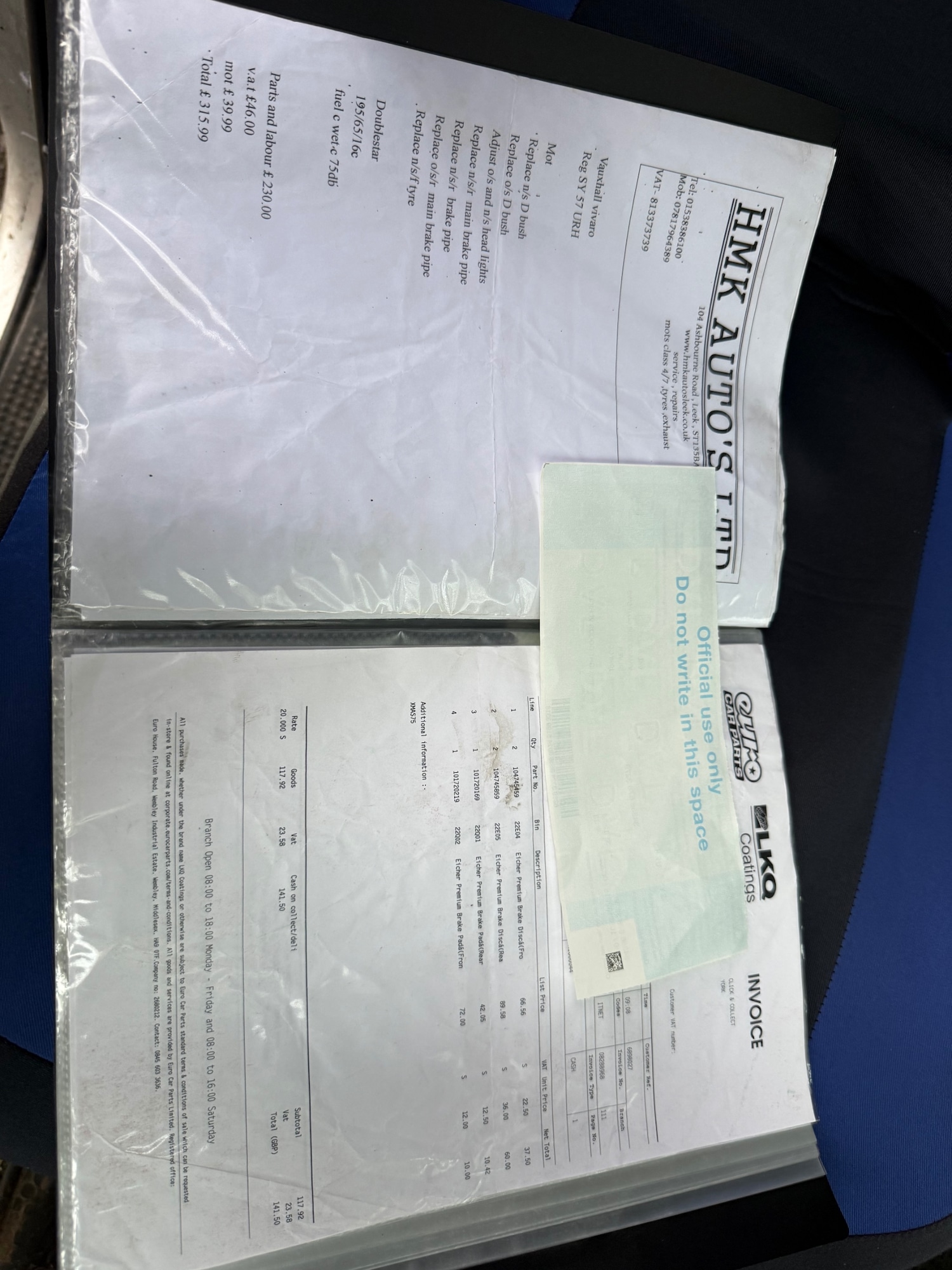 Used Vauxhall Vivaro 2008 for sale - 76477548: Photo 12