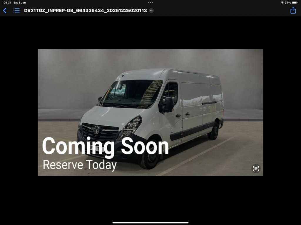 Used Vauxhall Movano 2021 for sale - 77157463: Photo 3