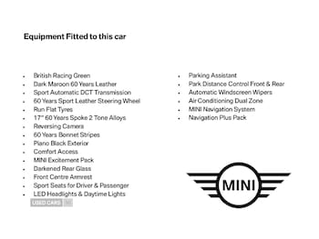 2019 - 2.0 60 Years Edition II 3dr Auto