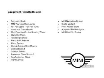 2021 - 1.5 Cooper S E Exclusive ALL4 PHEV 5dr Auto