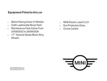 2022 - 135kW Cooper S Level 2 33kWh 3dr Auto