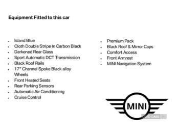 2022 - 2.0 Cooper S Classic 5dr Auto