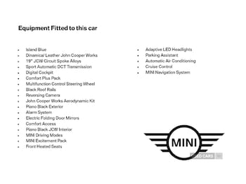 2022 - 2.0 Cooper S Sport 5dr Auto