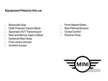 2022 - 1.5 Cooper Classic 5dr Auto