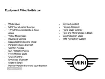 2021 - 135kW Cooper S Level 3 33kWh 3dr Auto