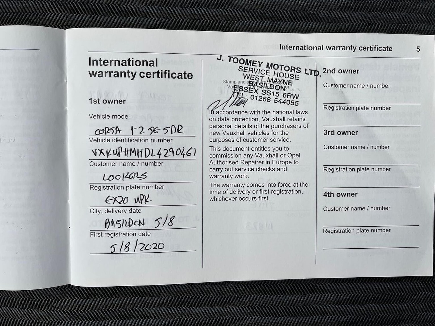 Used Vauxhall Corsa 2020 for sale - 76504957: Photo 45