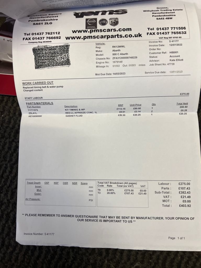 Used Abarth 500 2012 for sale - 76867501: Photo 49