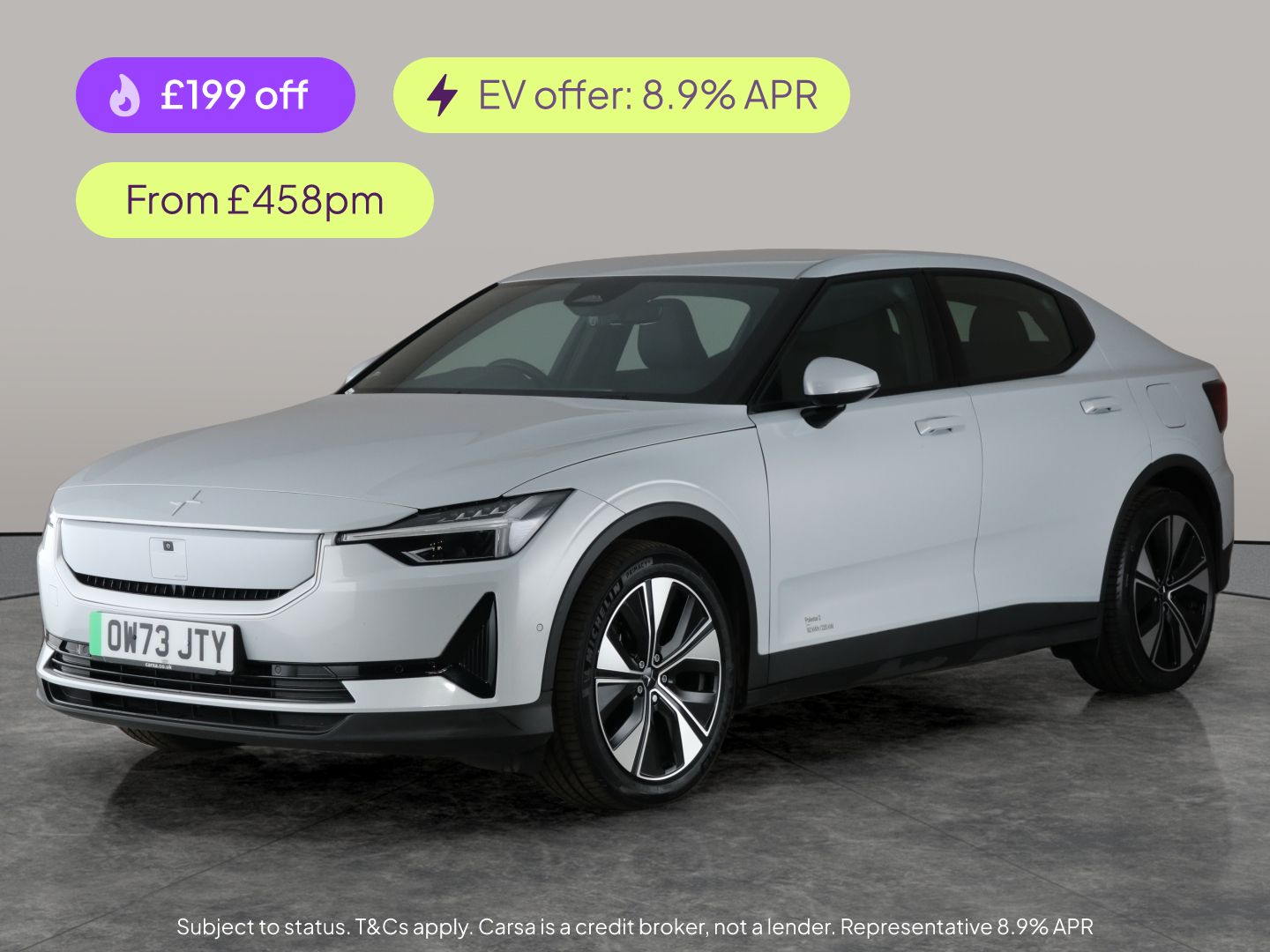 Used Polestar Polestar 2 2023 for sale - 76773847: Photo 1