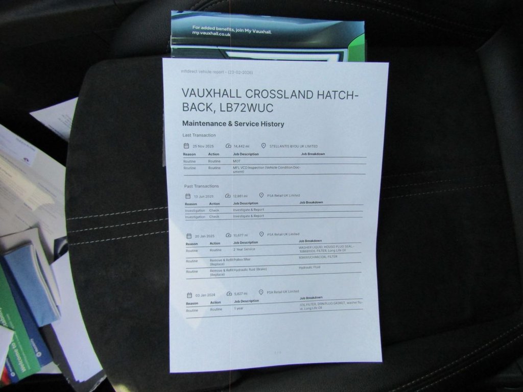 Used Vauxhall Crossland 2022 for sale - 77655378: Photo 17