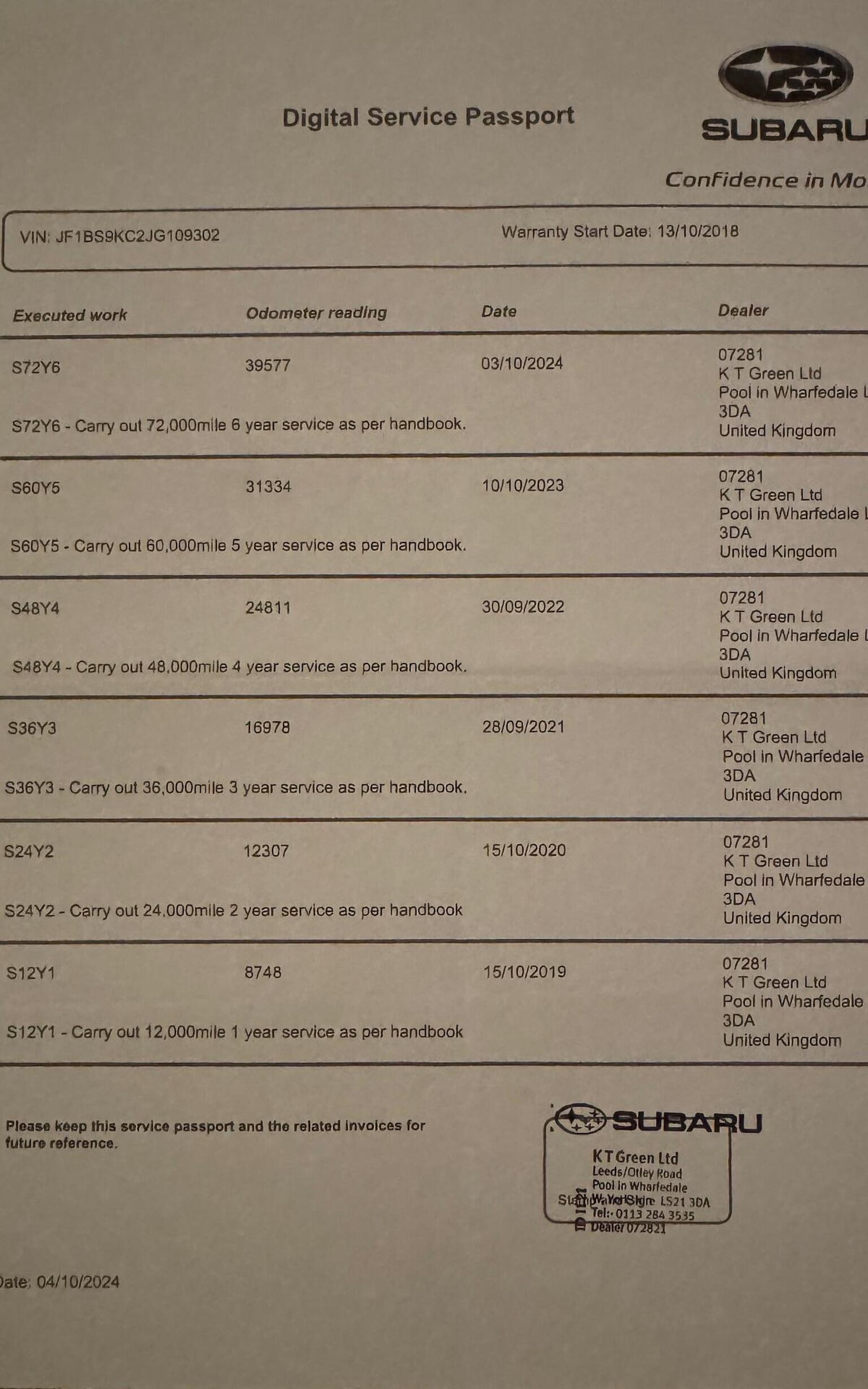Used Subaru Outback 2018 for sale - 76757005: Photo 83