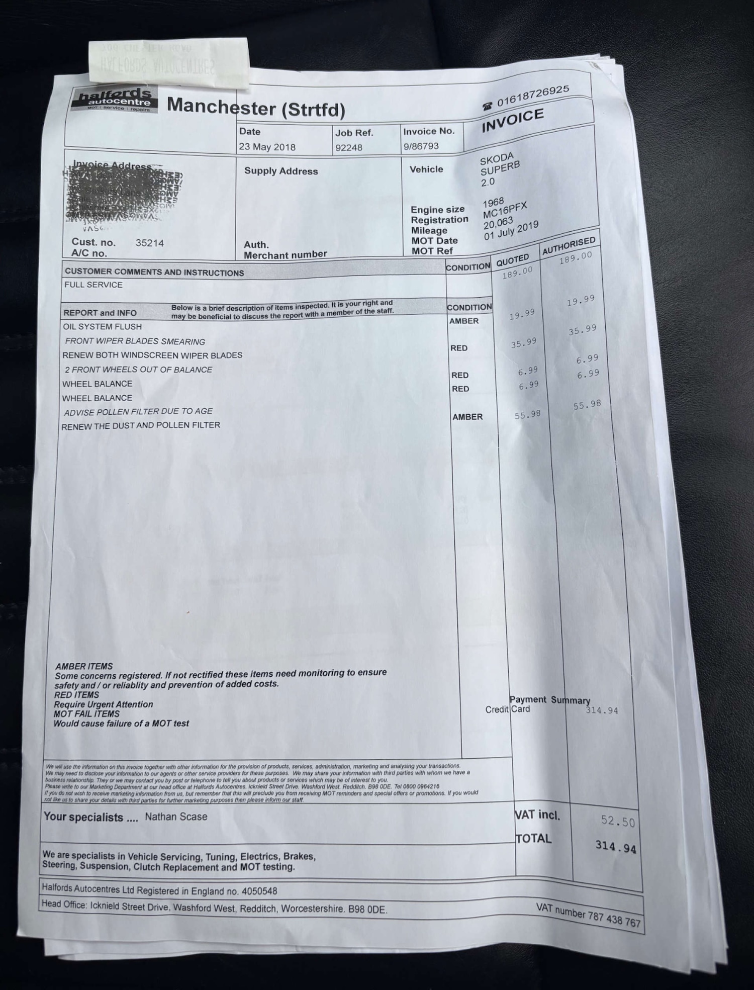 Used Skoda Superb 2016 for sale - 77558197: Photo 66