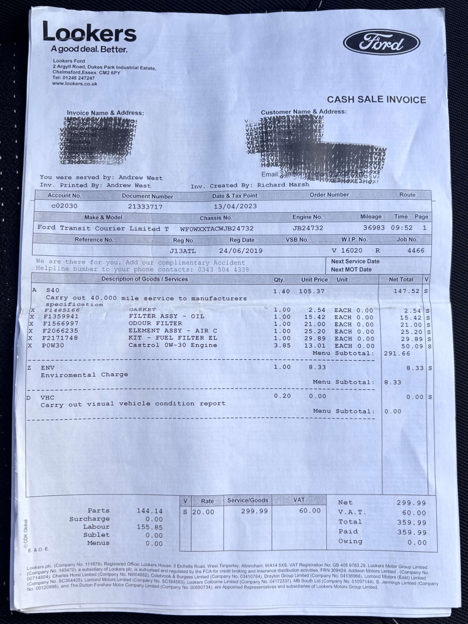 Used Ford Transit Courier 2019 for sale - 77449509: Photo 36