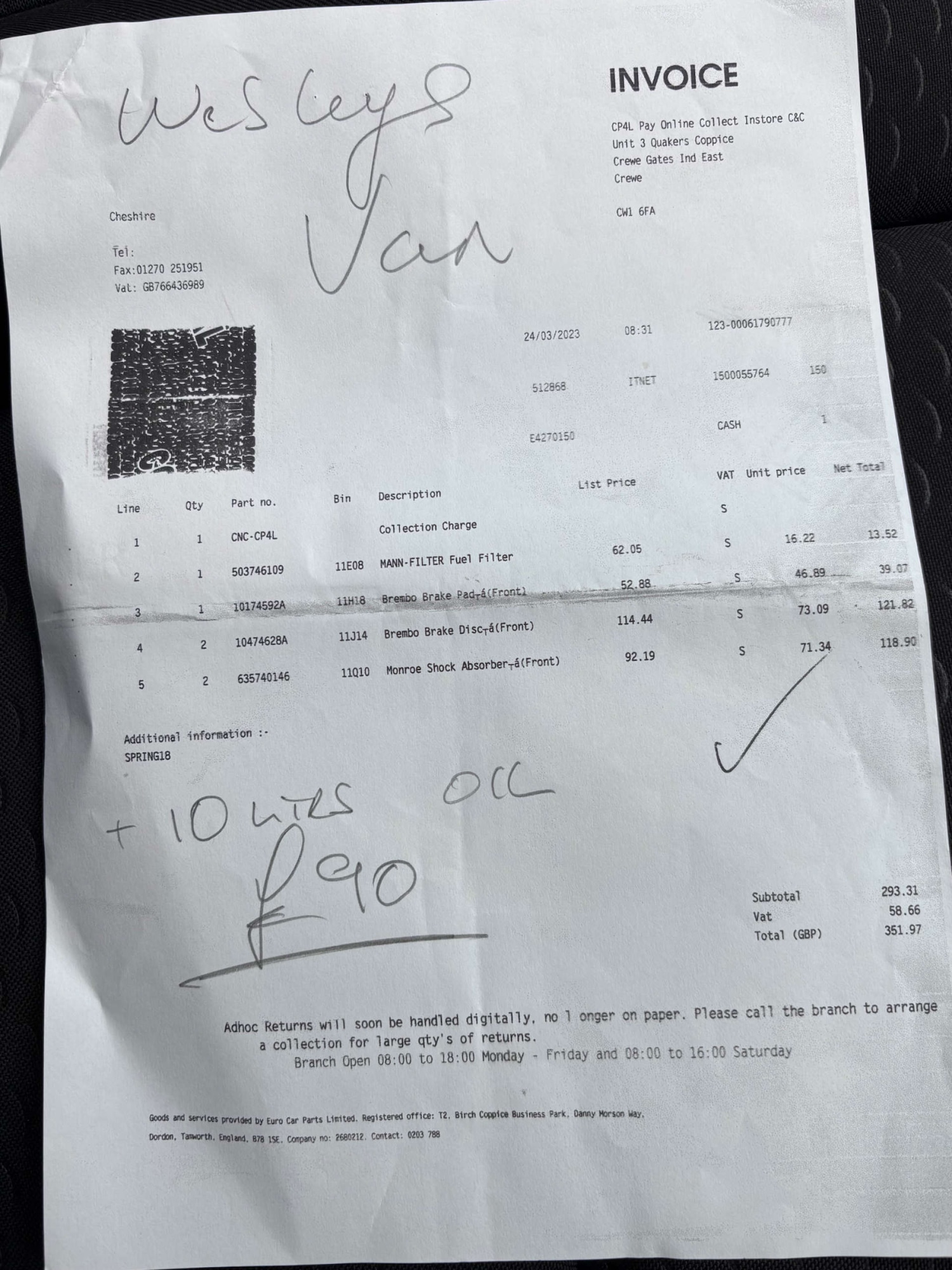 Used Vauxhall Vivaro 2016 for sale - 77790755: Photo 42