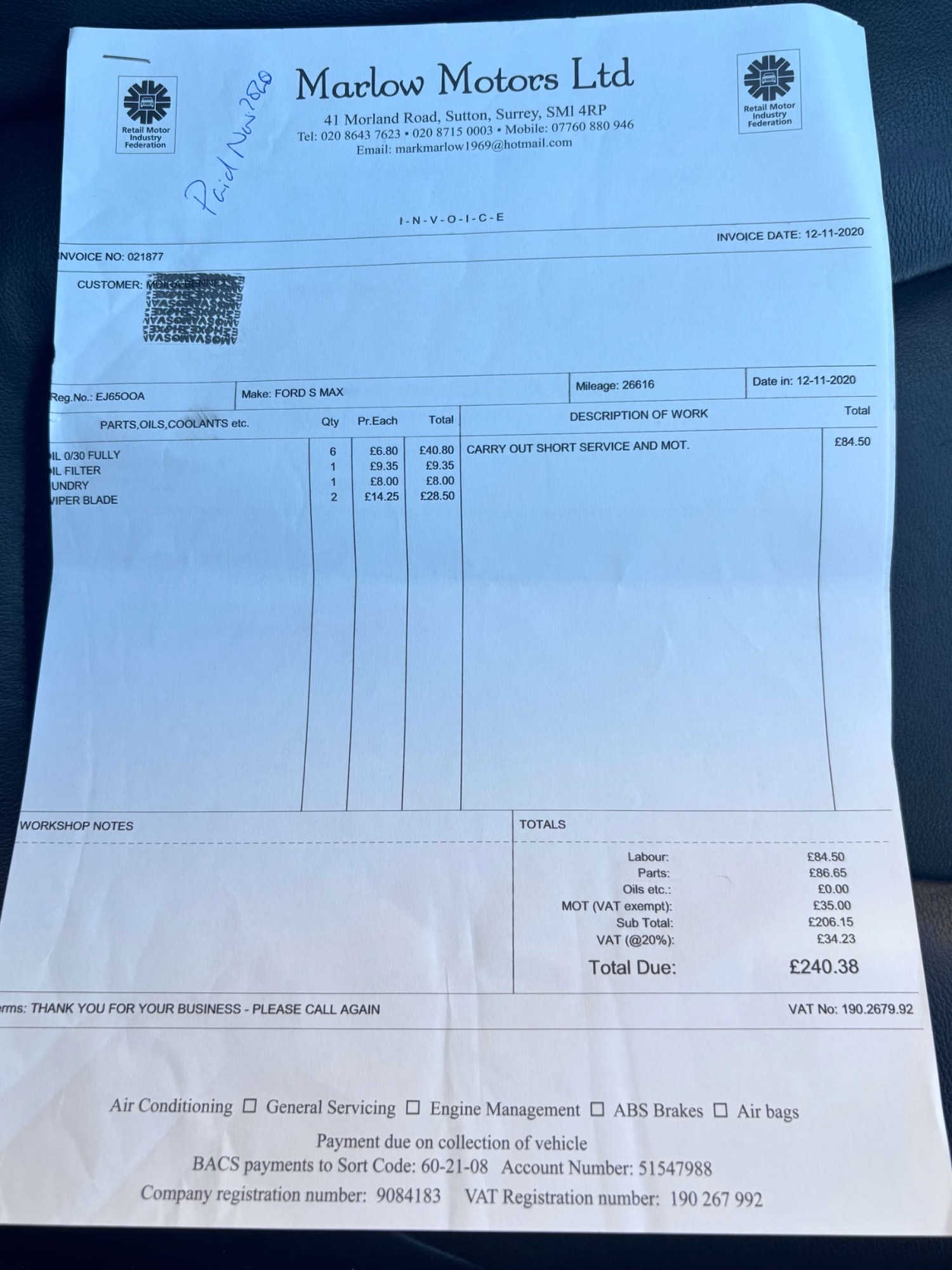 Used Ford S-Max 2015 for sale - 77393393: Photo 67