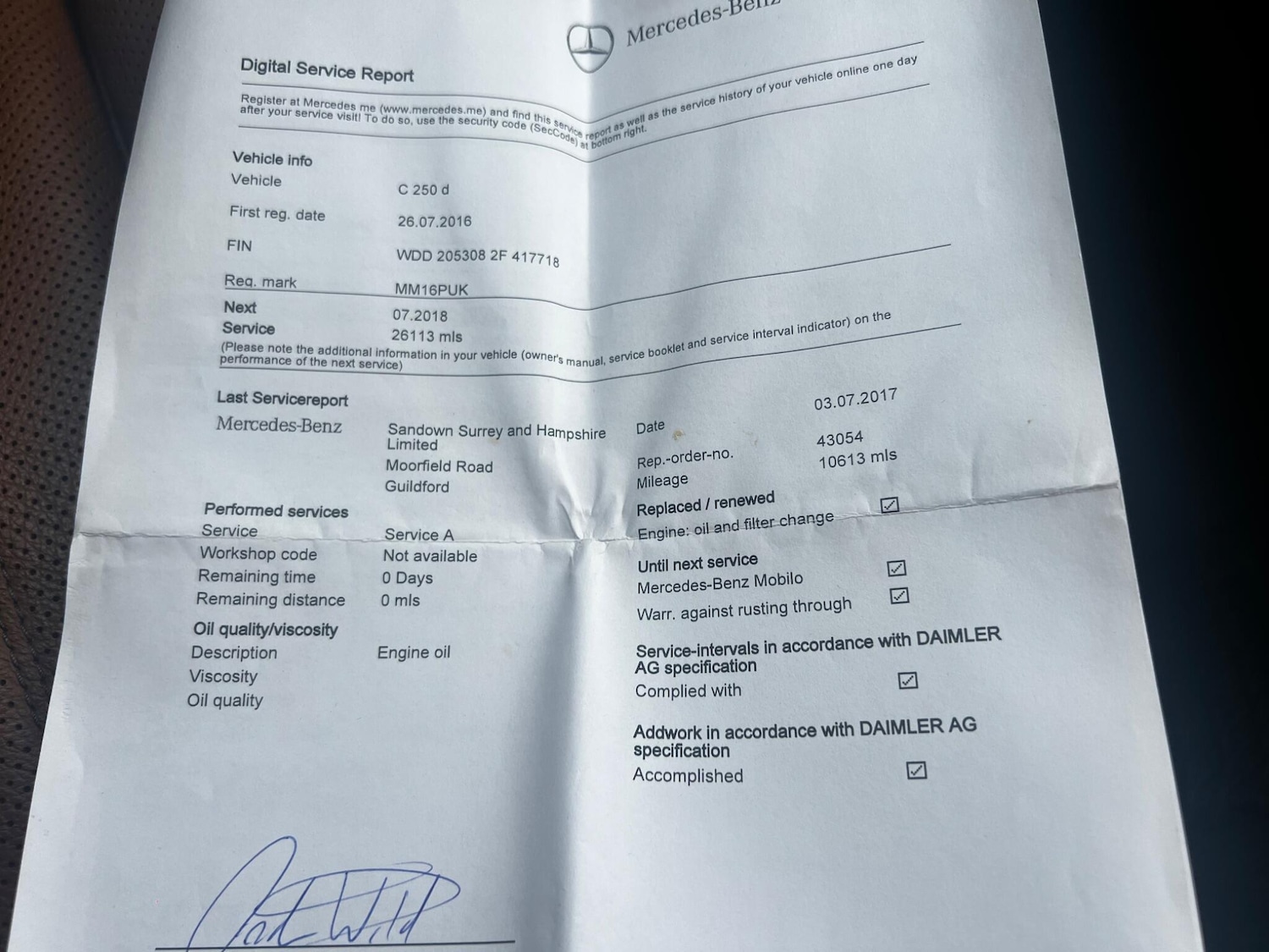 Used Mercedes-Benz C Class 2016 for sale - 76486789: Photo 35