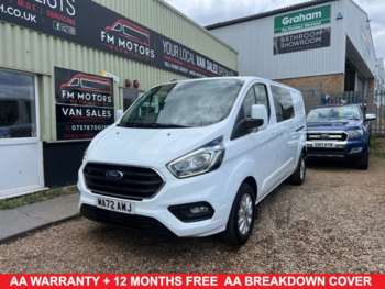 2022 (72) - 2.0 300 EcoBlue Limited Crew Van Double Cab 6dr Diesel Manual L2 H1 Euro 6 5-Door
