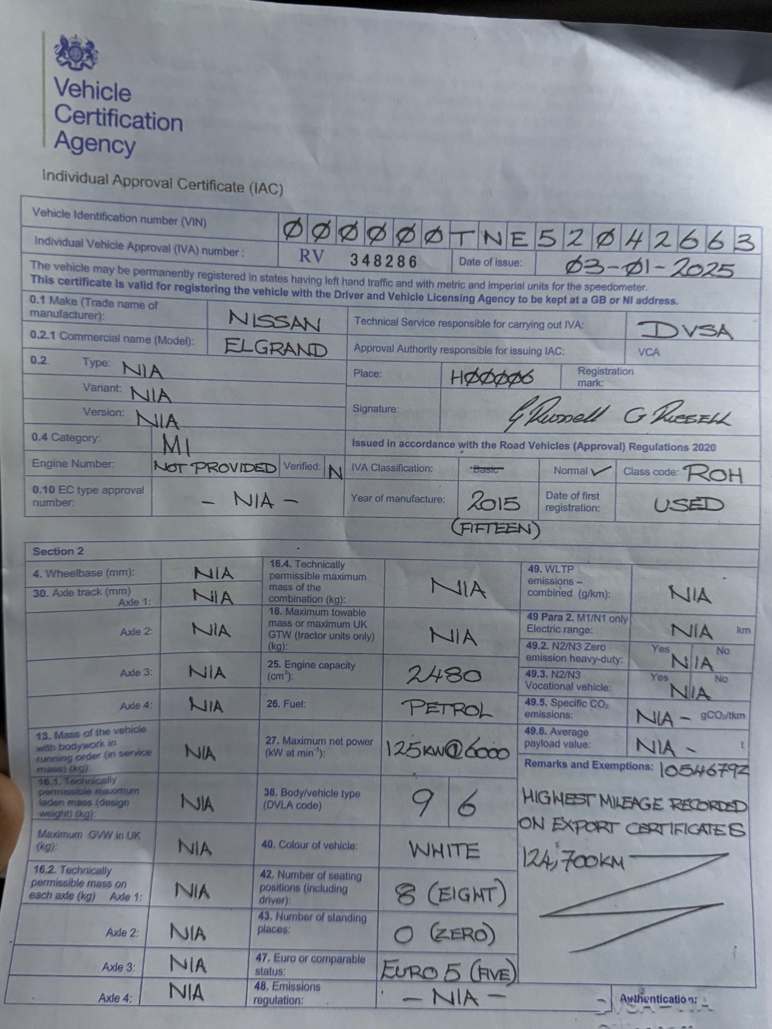 Used Nissan Elgrand 2025 for sale - 77097044: Photo 44