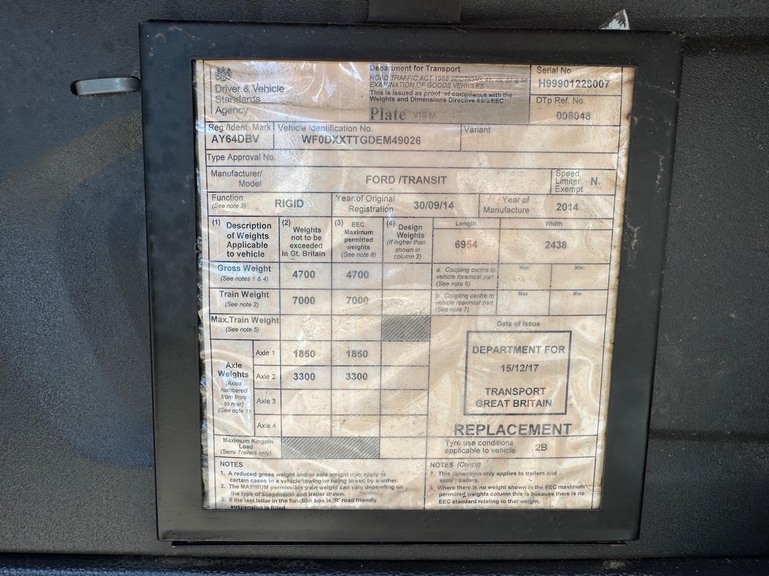 Used Ford Transit 2014 for sale - 76802289: Photo 11