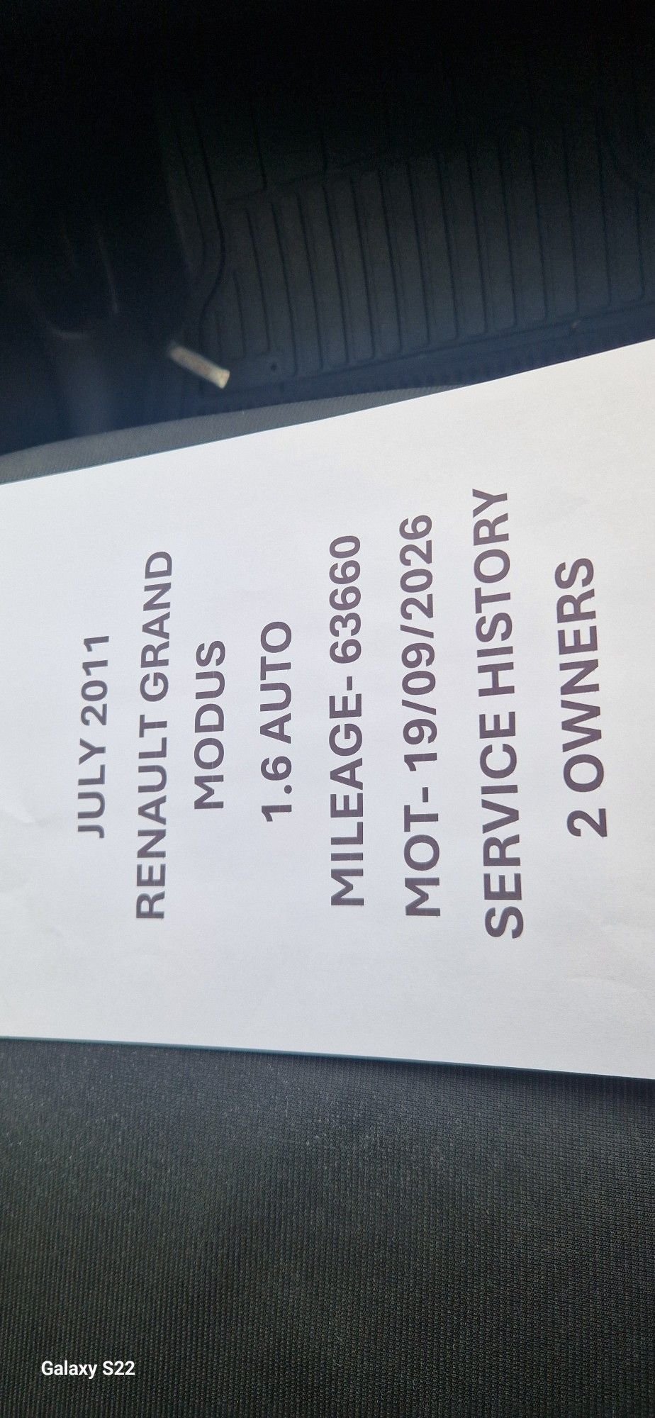 Used Renault Grand Modus 2011 for sale - 77792203: Photo 6