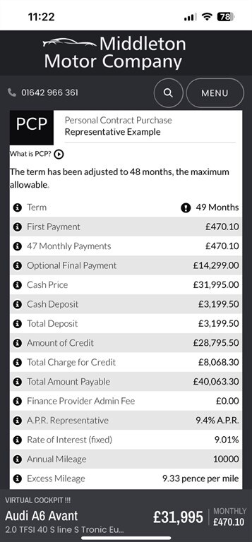 Used Audi A6 2024 for sale - 76661243: Photo 33
