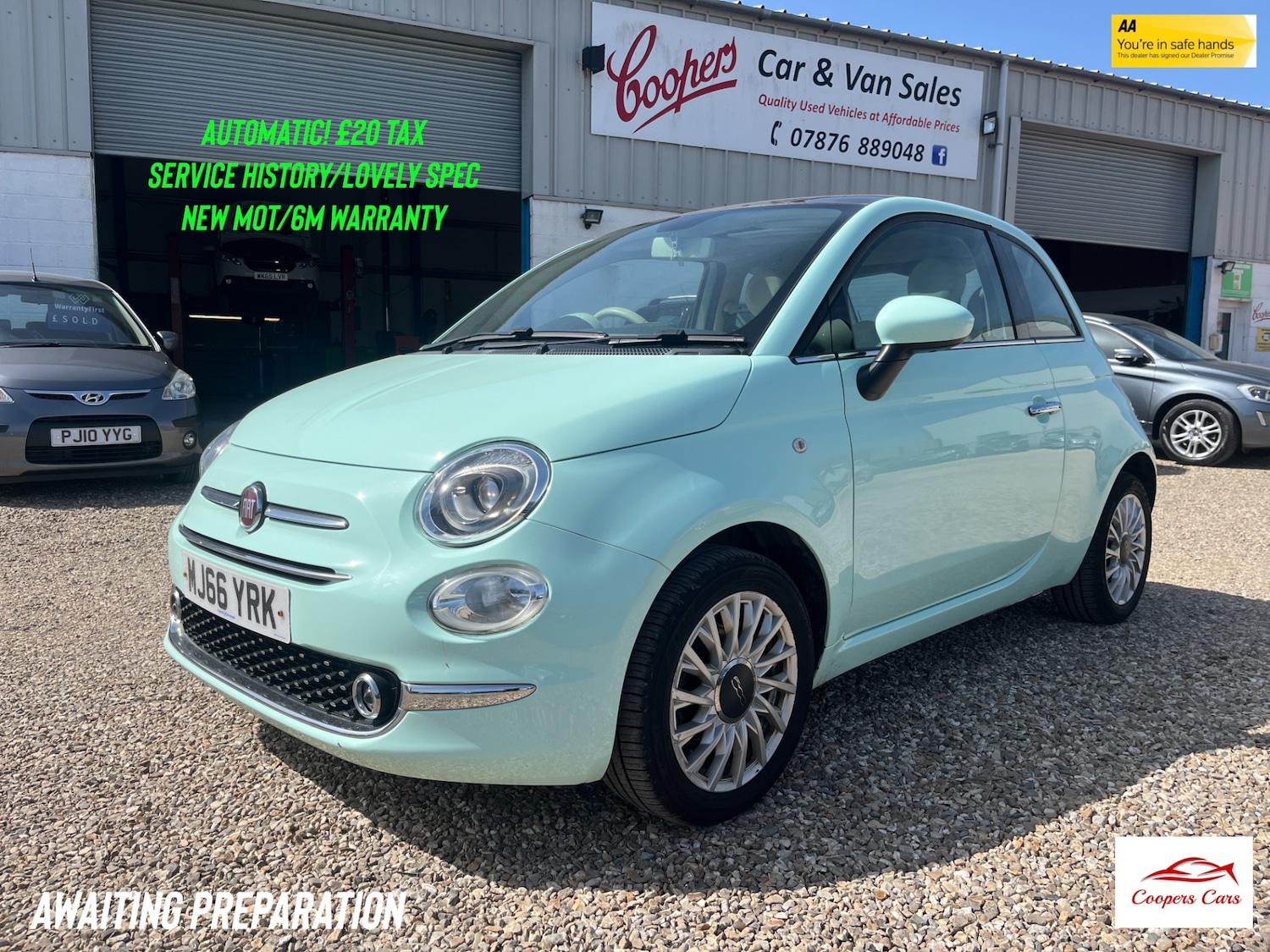 Used Fiat 500 2016 for sale - 78163536: Photo 1