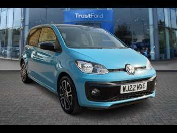 Used 2020 Volkswagen Up White Edition 1.0 5dr Hatchback Blue Manual