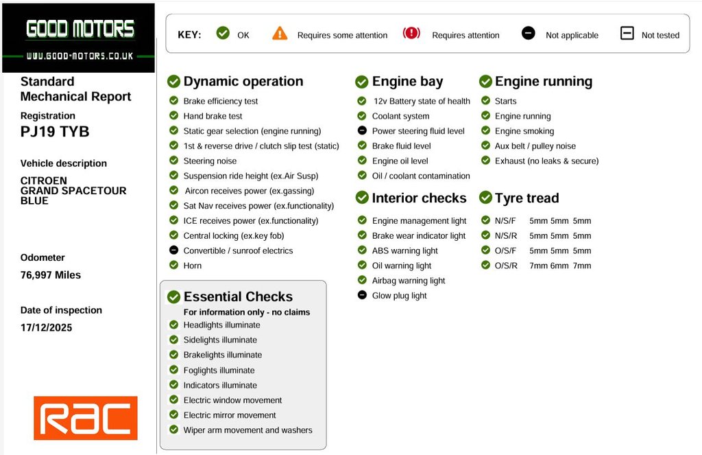 Used Citroen C4 Grand Picasso 2019 for sale - 77027282: Photo 9