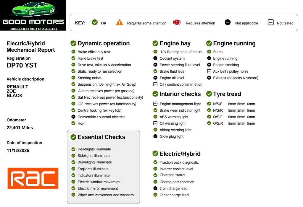 Used Renault Zoe 2020 for sale - 76973521: Photo 10