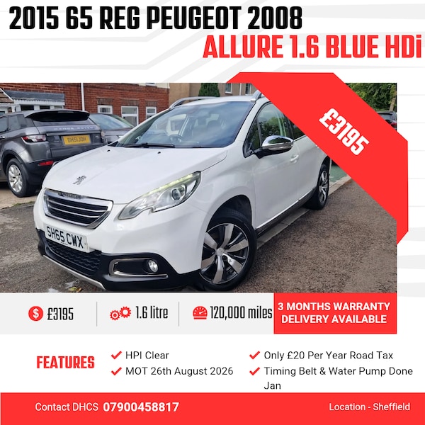 Used Peugeot 2008 2015 for sale - 76097109: Photo 1
