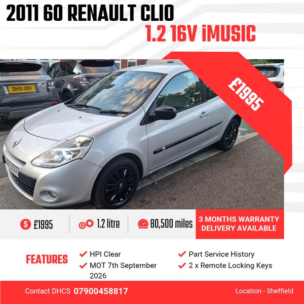 Used Renault Clio 2011 for sale - 76244698: Photo 1