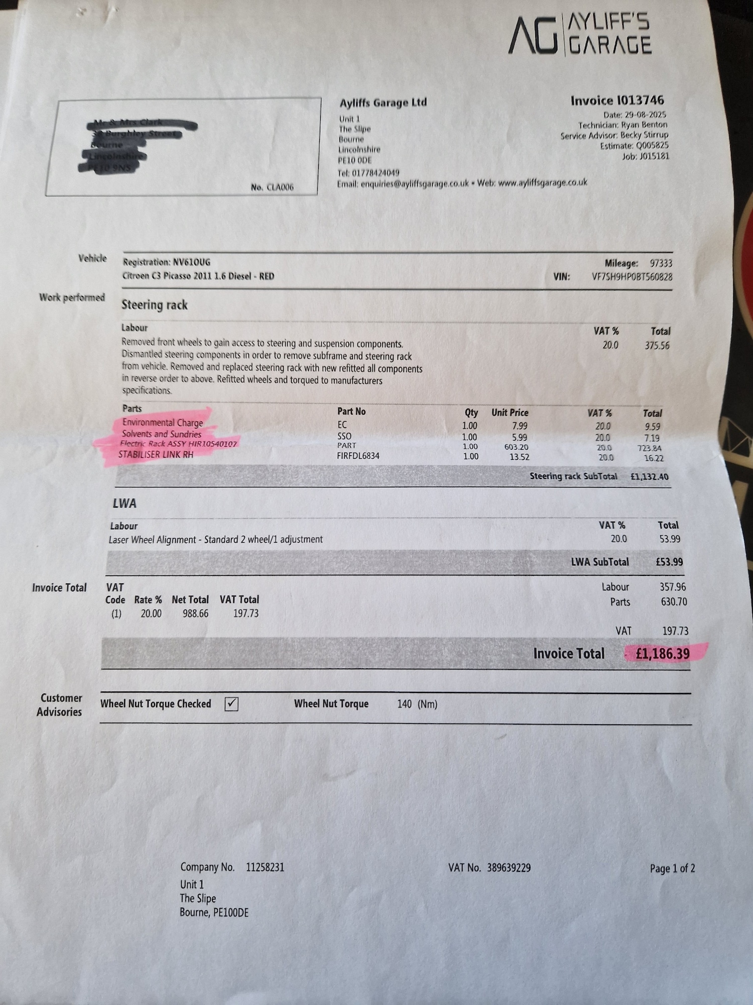 Used Citroen C3 Picasso 2012 for sale - 78054451: Photo 16