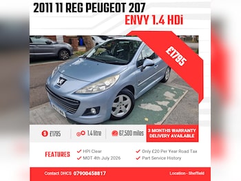 Used Peugeot 207 2011 for sale - 75644194: Photo