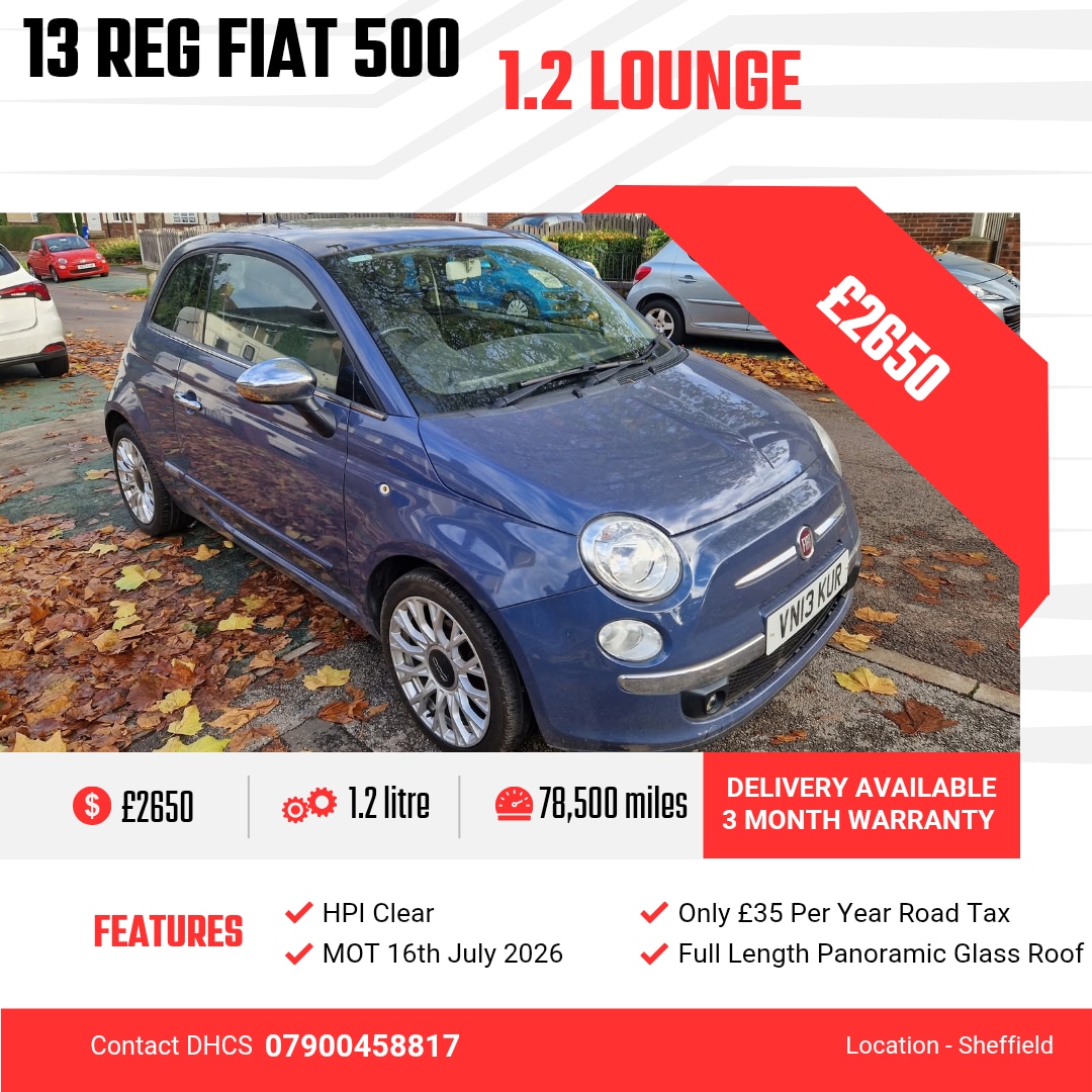 Used Fiat 500 2013 for sale - 76358333: Photo 1